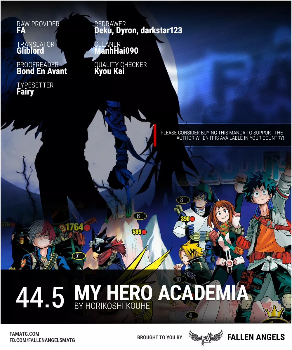 Read Boku no Hero Academia Chapter 44.5 - Volume 5 Omake Online