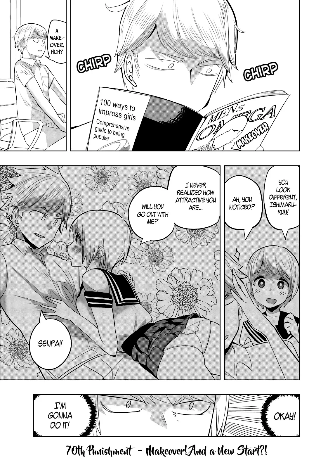 Read Houkago no Goumon Shoujo Chapter 70 - Makeover! And a New Start!? Online