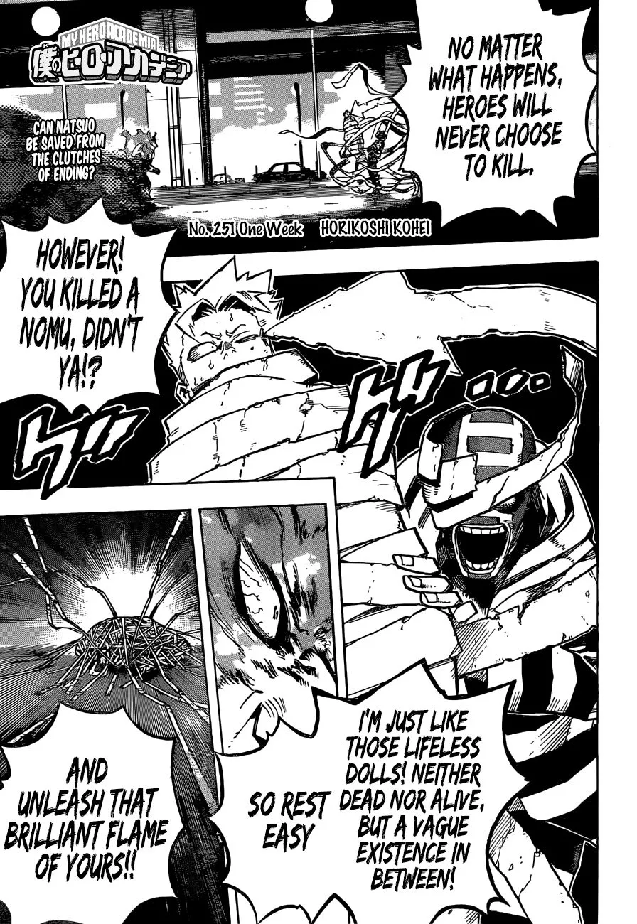 Read Boku no Hero Academia Chapter 251 - One Week Online