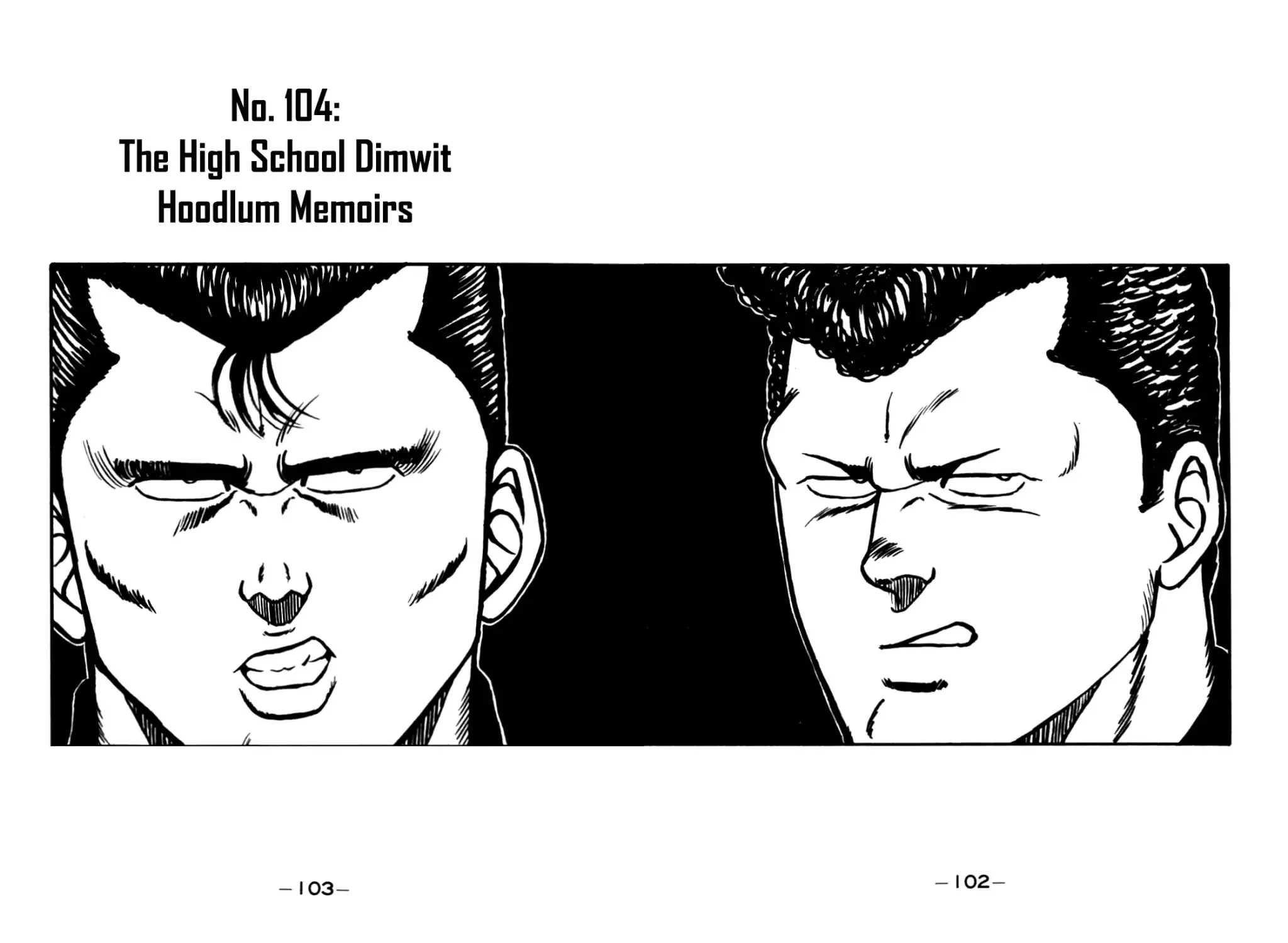 Read Be-Bop-Highschool Chapter 104 - The High School Dimwit Hoodlum Memoirs Online