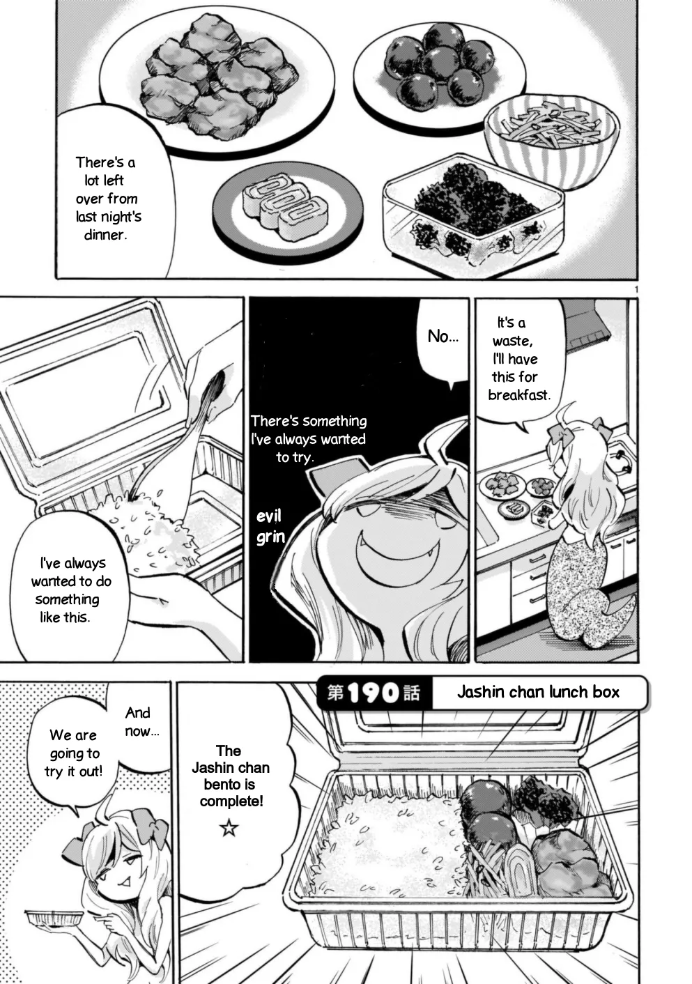 Read Jashin-chan Dropkick Chapter 190 - Jashin chan lunch box Online