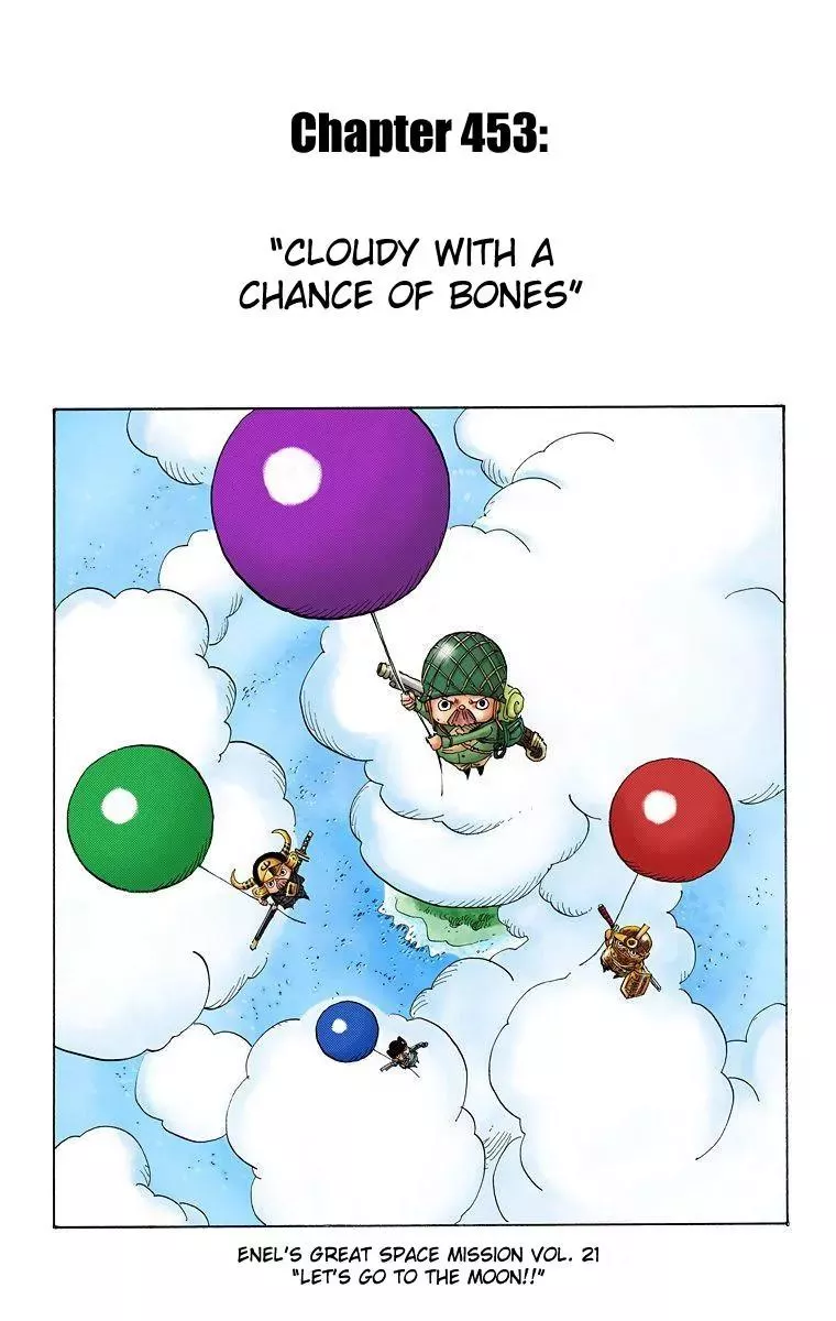 Read One Piece Chapter 453 - Cloudy with a Chance of Bones Online