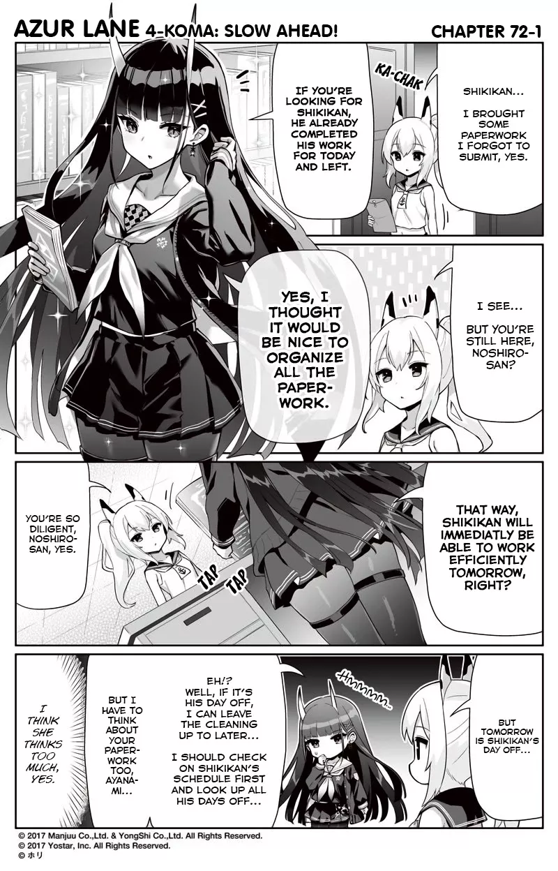 Read Azur Lane 4-koma: Slow Ahead Chapter 72 Online