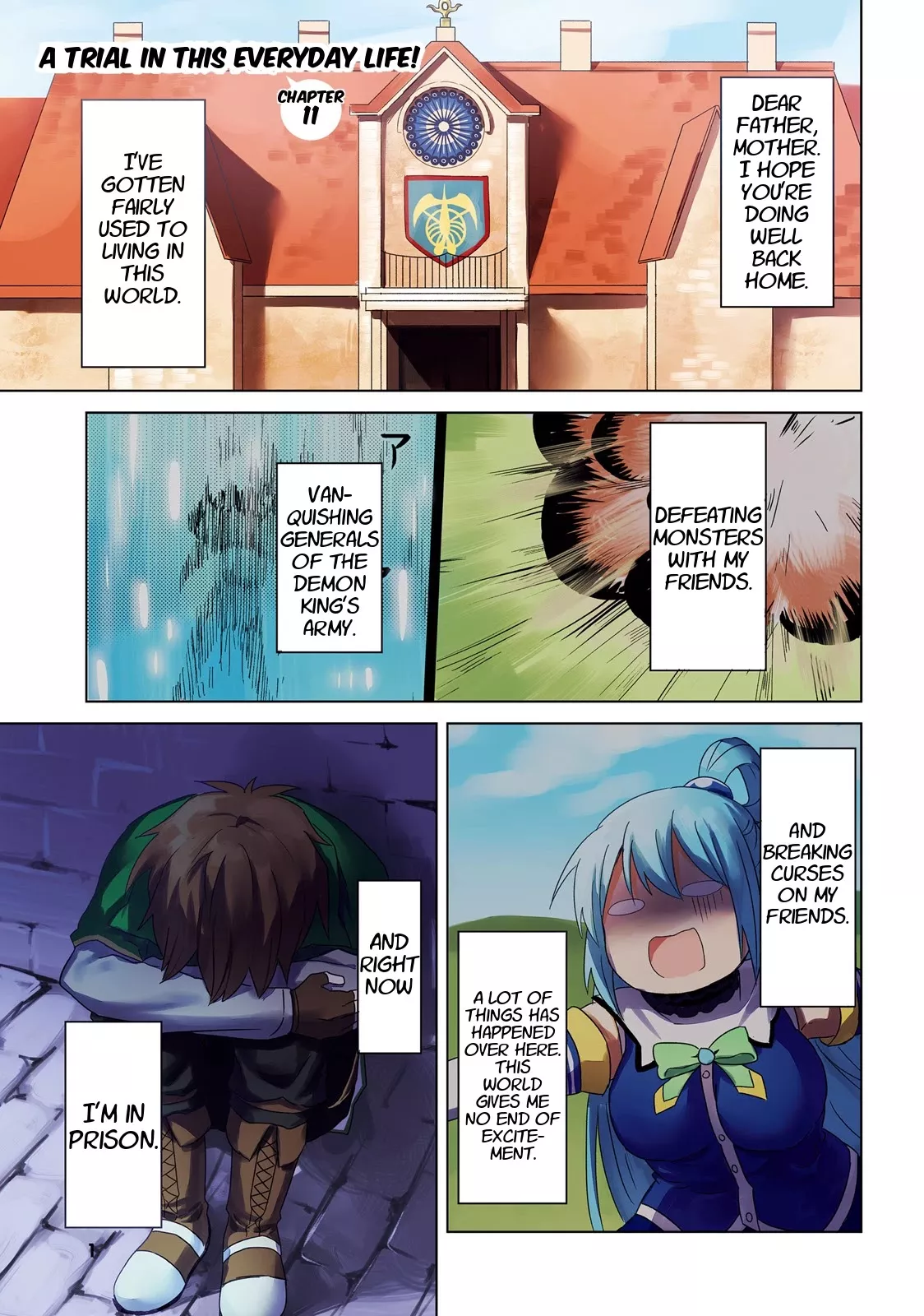 Read Kono Subarashii Sekai ni Nichijou wo! Chapter 11 - A Trial in this Everyday Life! Online