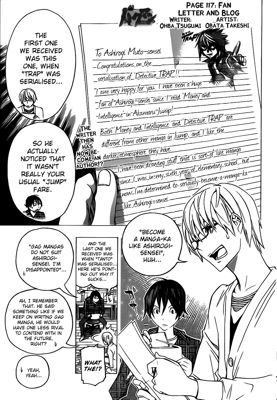 Read Bakuman Chapter 117 - Fan Letter and Blog Online