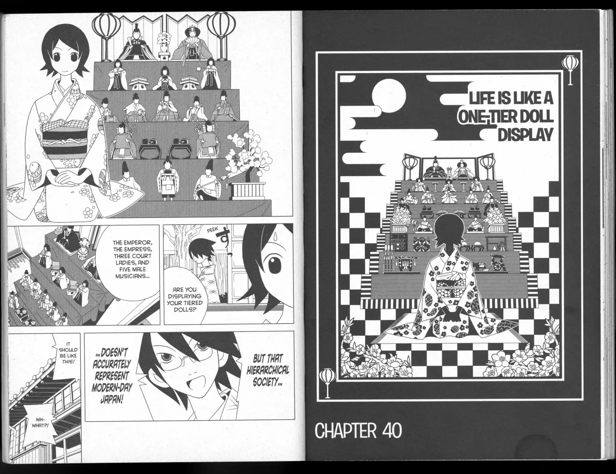 Read Sayonara Zetsubou Sensei Chapter 40 - Life Is Like a One-Tier Doll Display Online