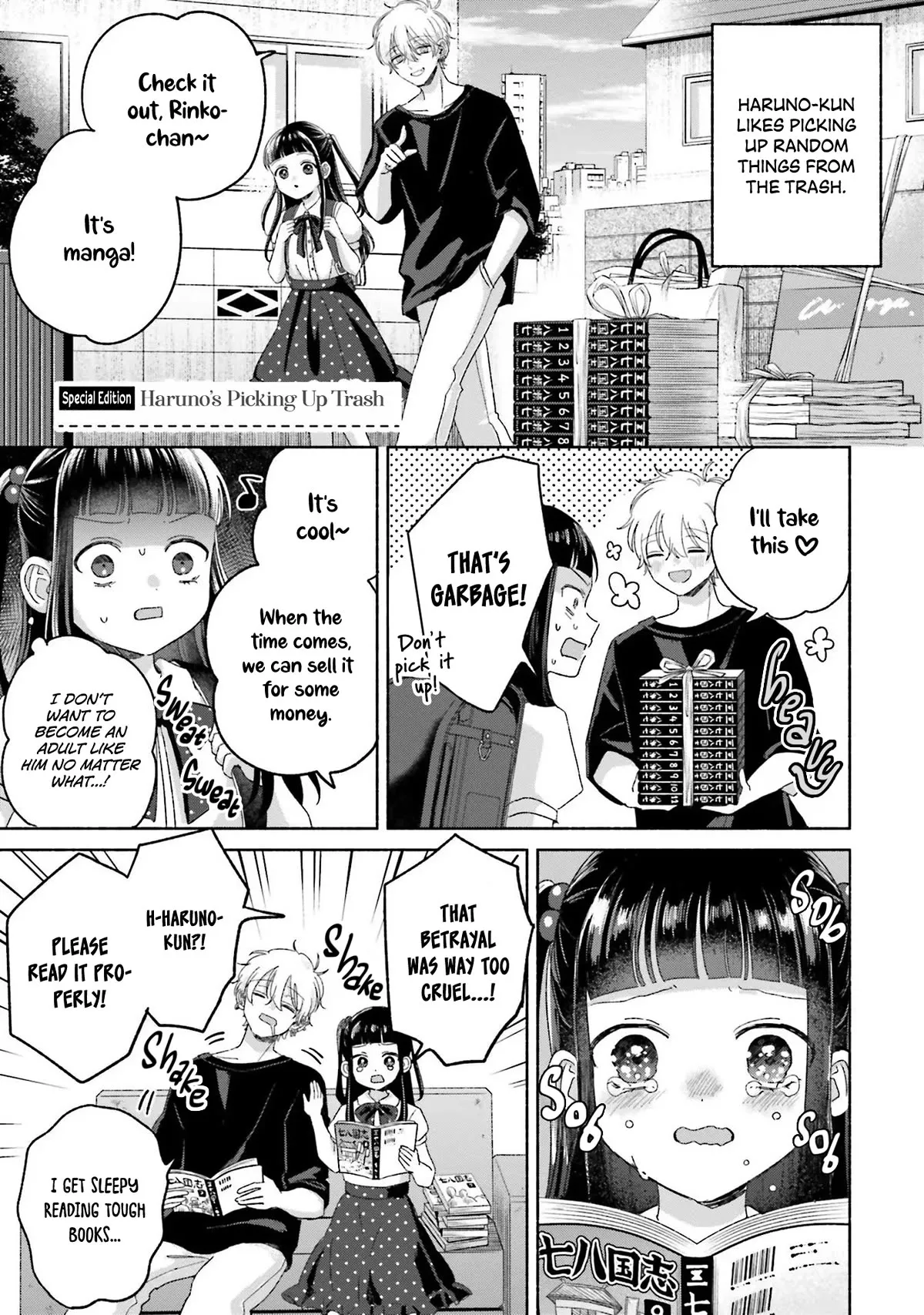 Read A Day With Rinko-chan Chapter 14.5 - Haruno's Picking Up Trash Online