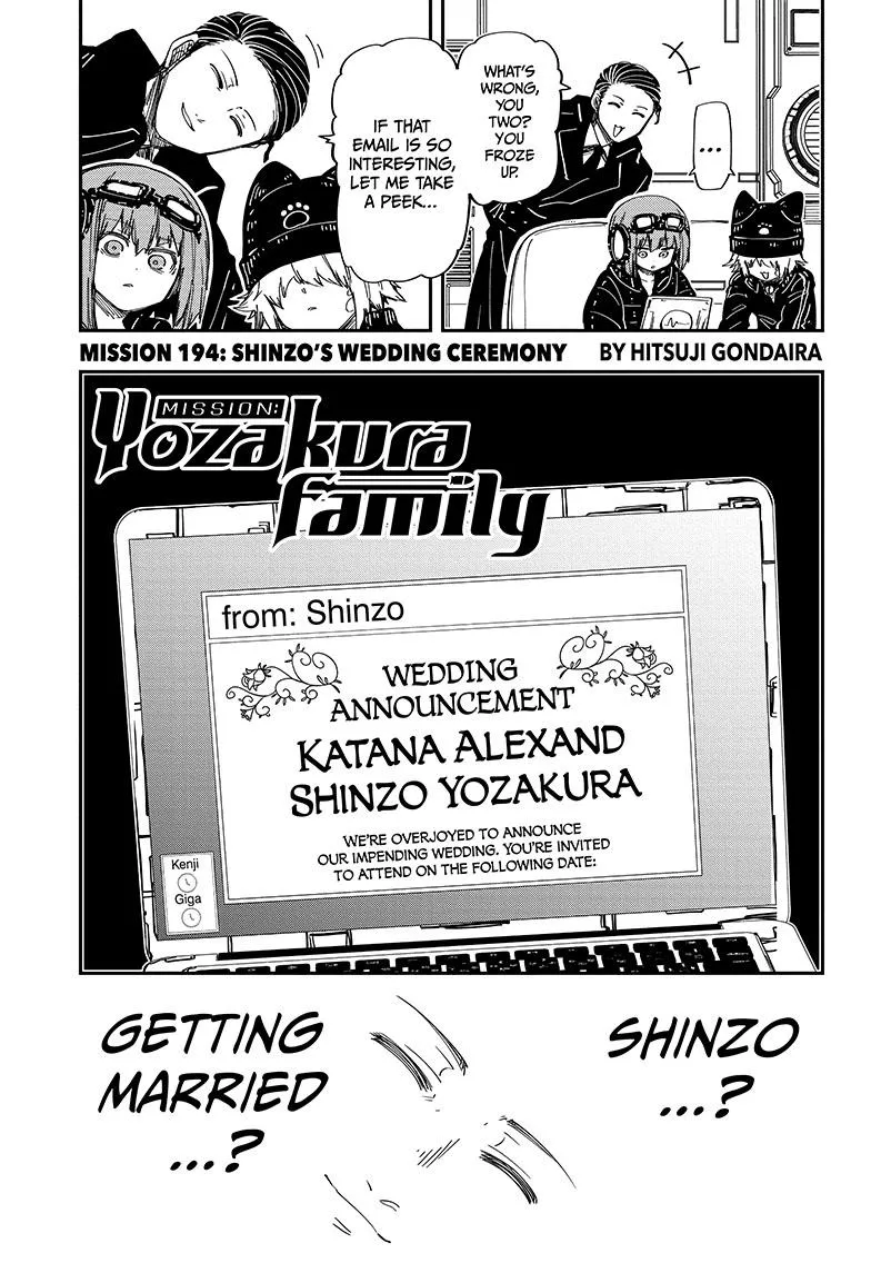 Read Mission: Yozakura Family Chapter 194 Online