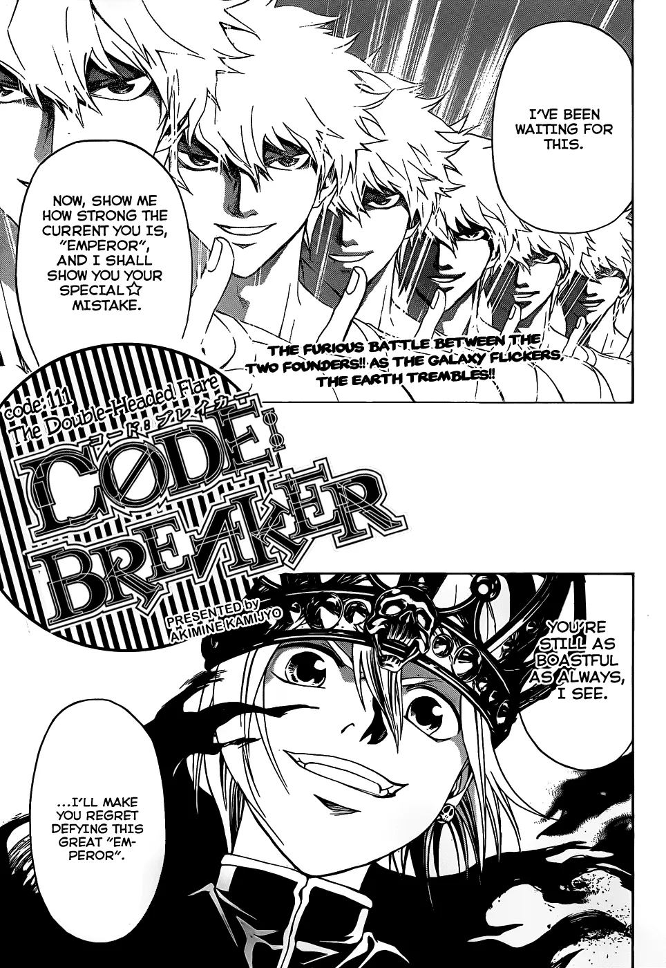 Read Code: Breaker Chapter 111 - The Double Headed Flare Online