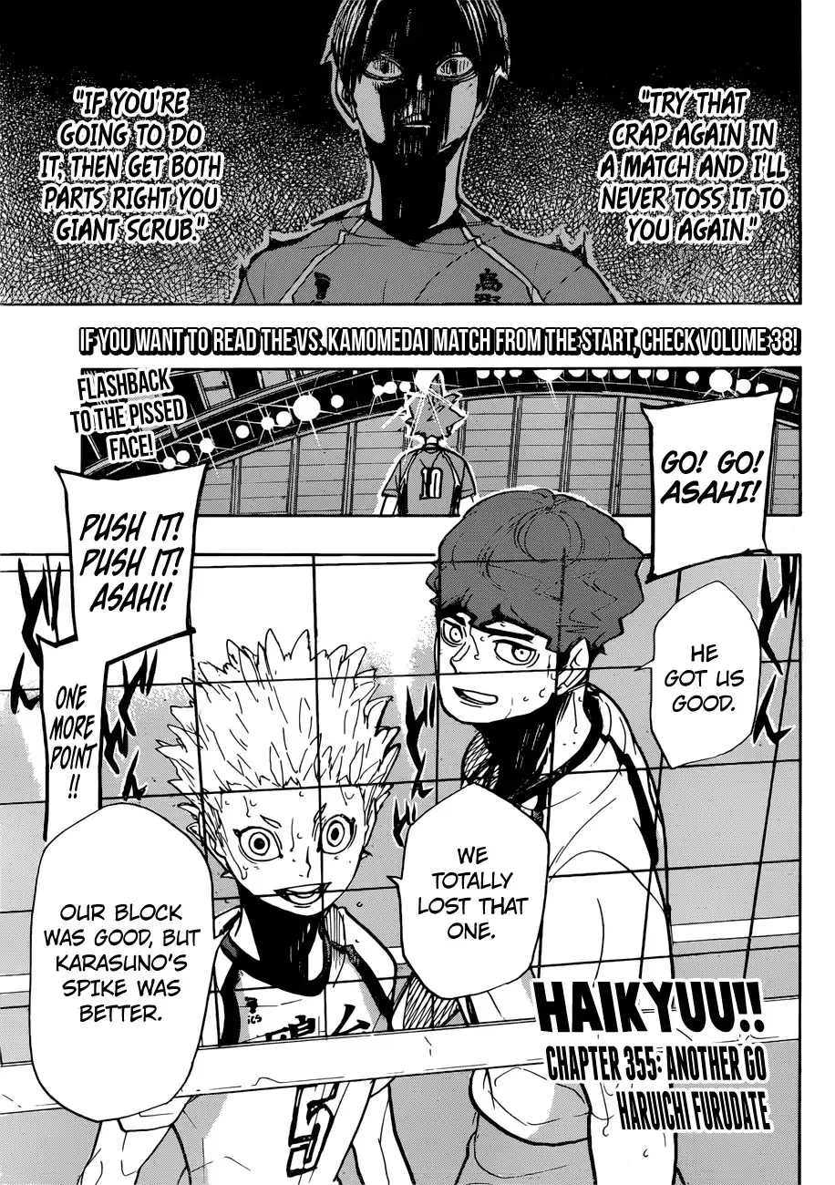 Read Haikyu!! Chapter 355 - Another Go Online