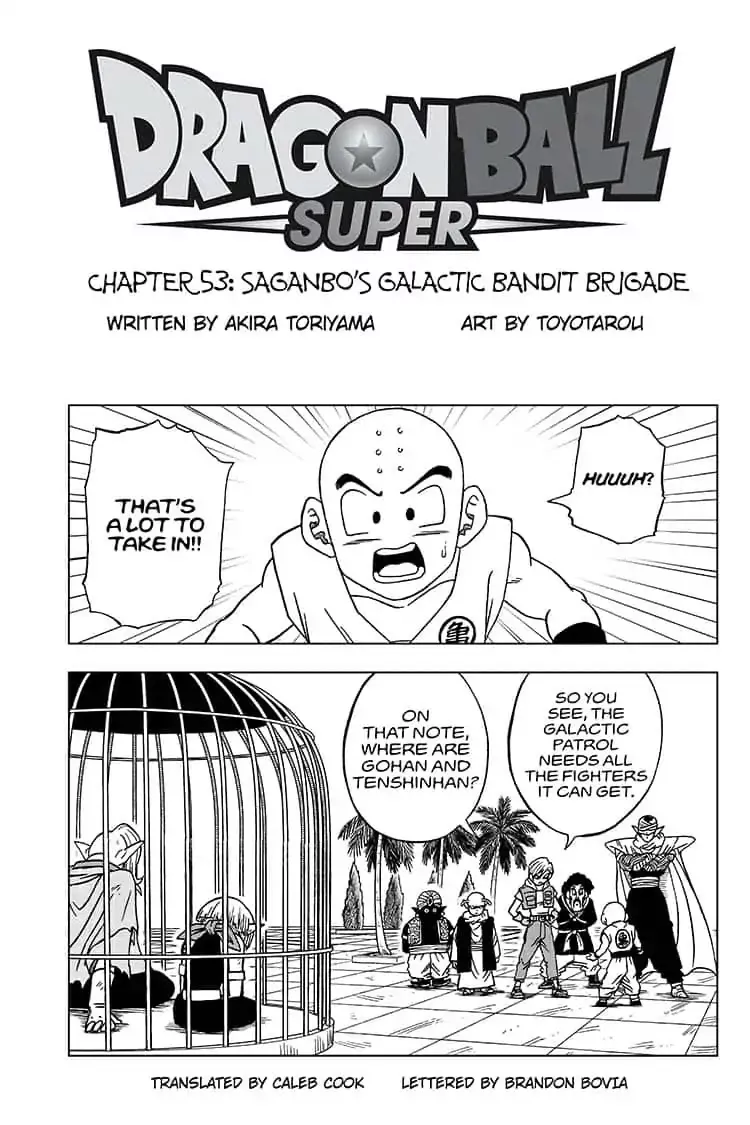 Read Dragon Ball Super Chapter 53 - Saganbo's Galactic Bandit Brigade Online