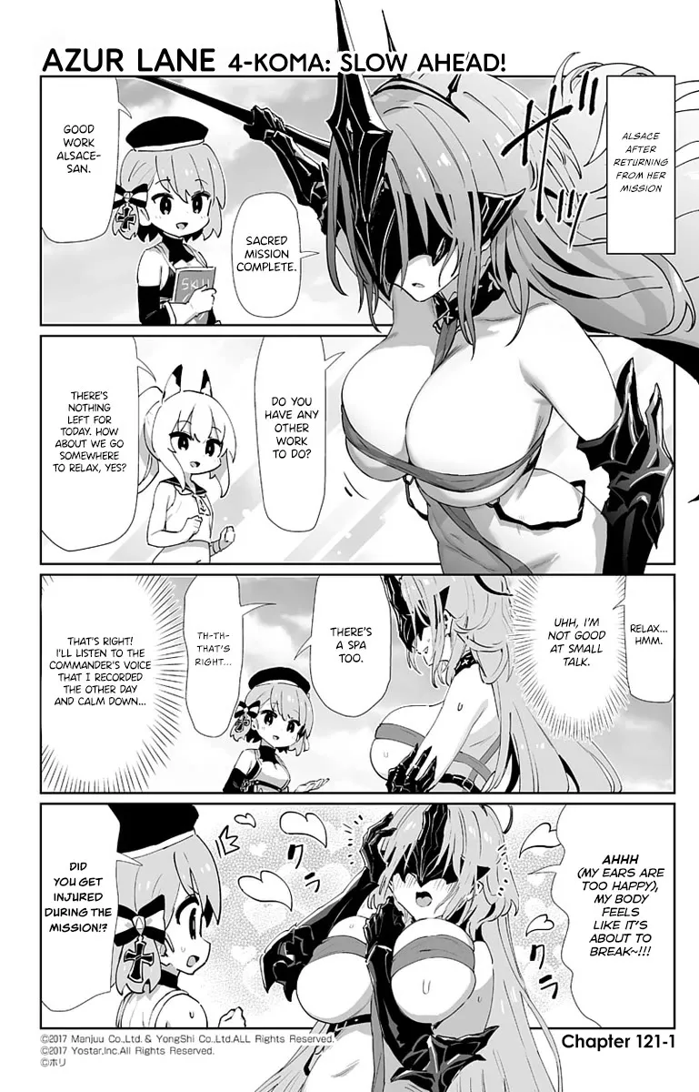 Read Azur Lane 4-koma: Slow Ahead Chapter 121 - Alsace Online