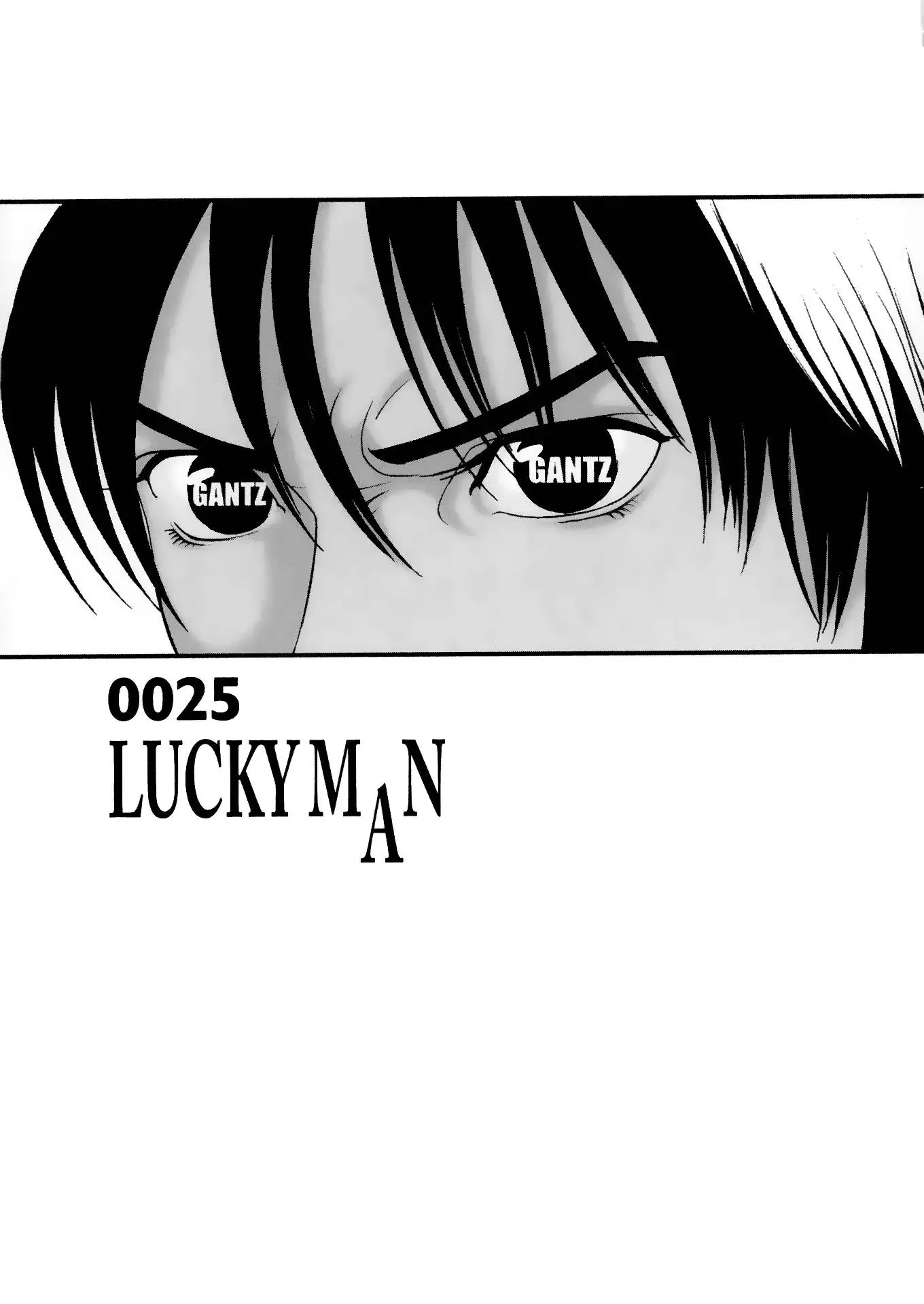 Read Gantz Chapter 25 - Vol.3 0025: Lucky Man Online