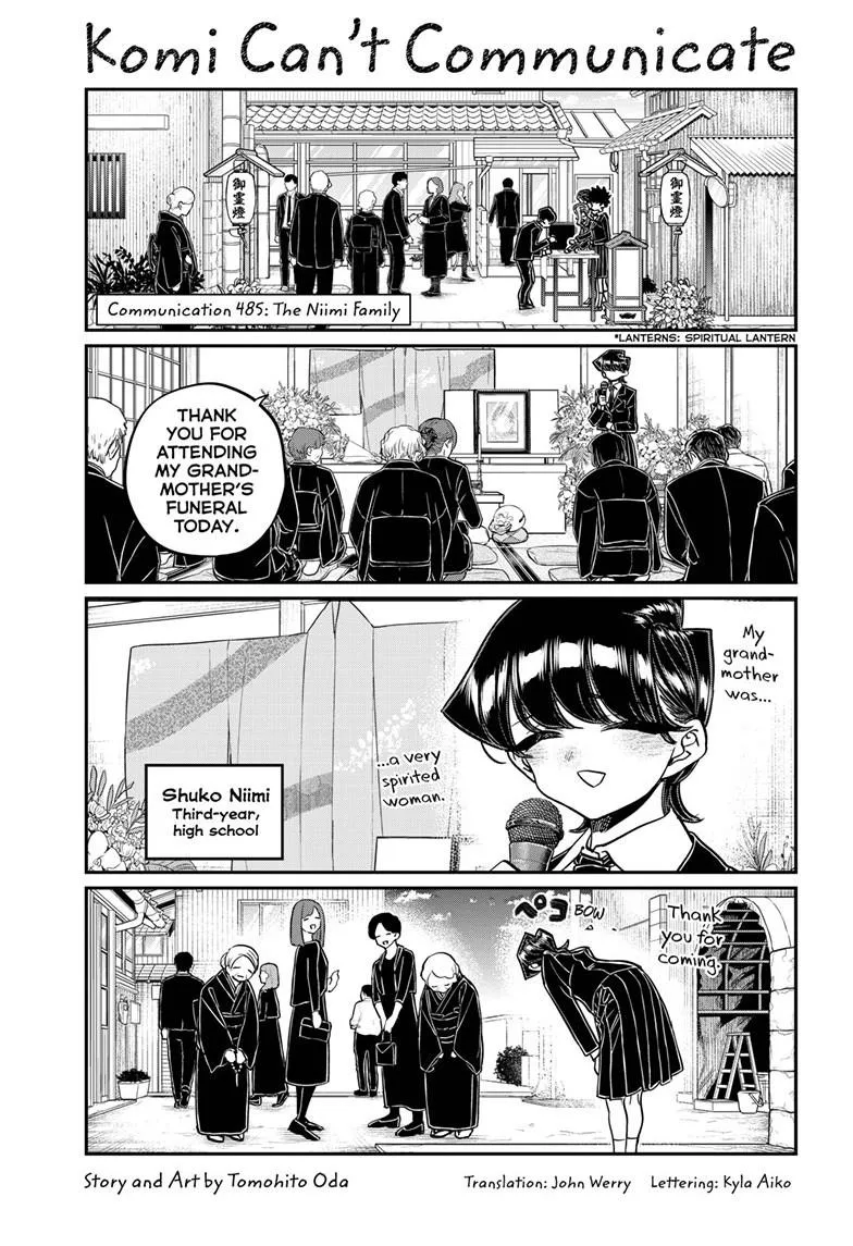 Read Komi-san wa Komyushou Desu Chapter 485 Online