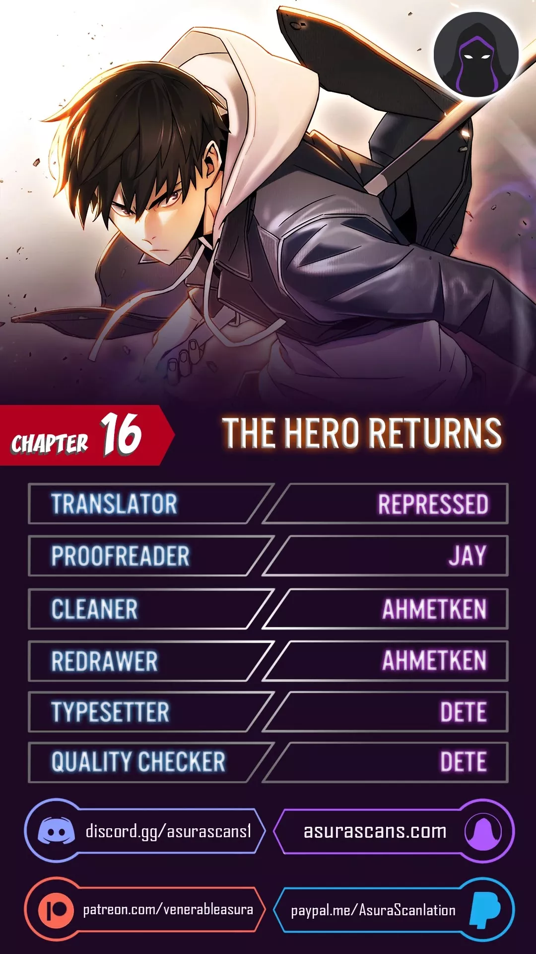 Read The Hero Returns Chapter 16 Online