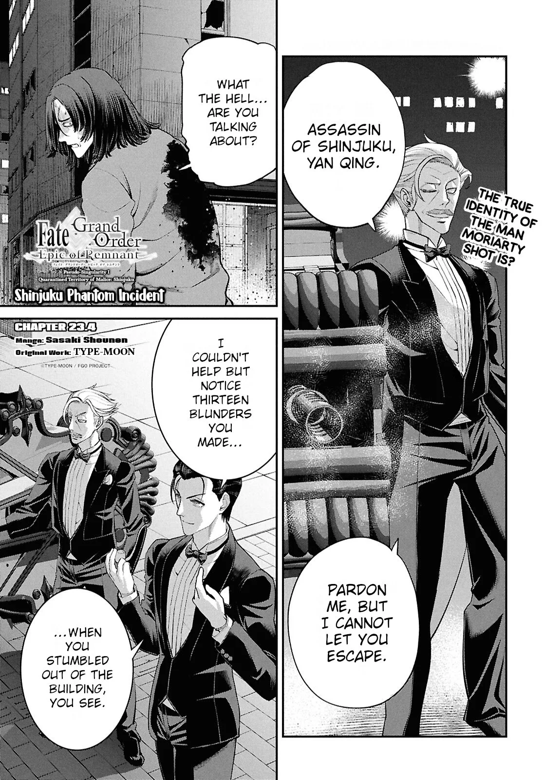 Read Fate/Grand Order -Epic of Remnant- Pseudo-Singularity I: Quarantined Territory of Malice, Shinjuku – Shinjuku Phantom Incident Chapter 23.4 Online
