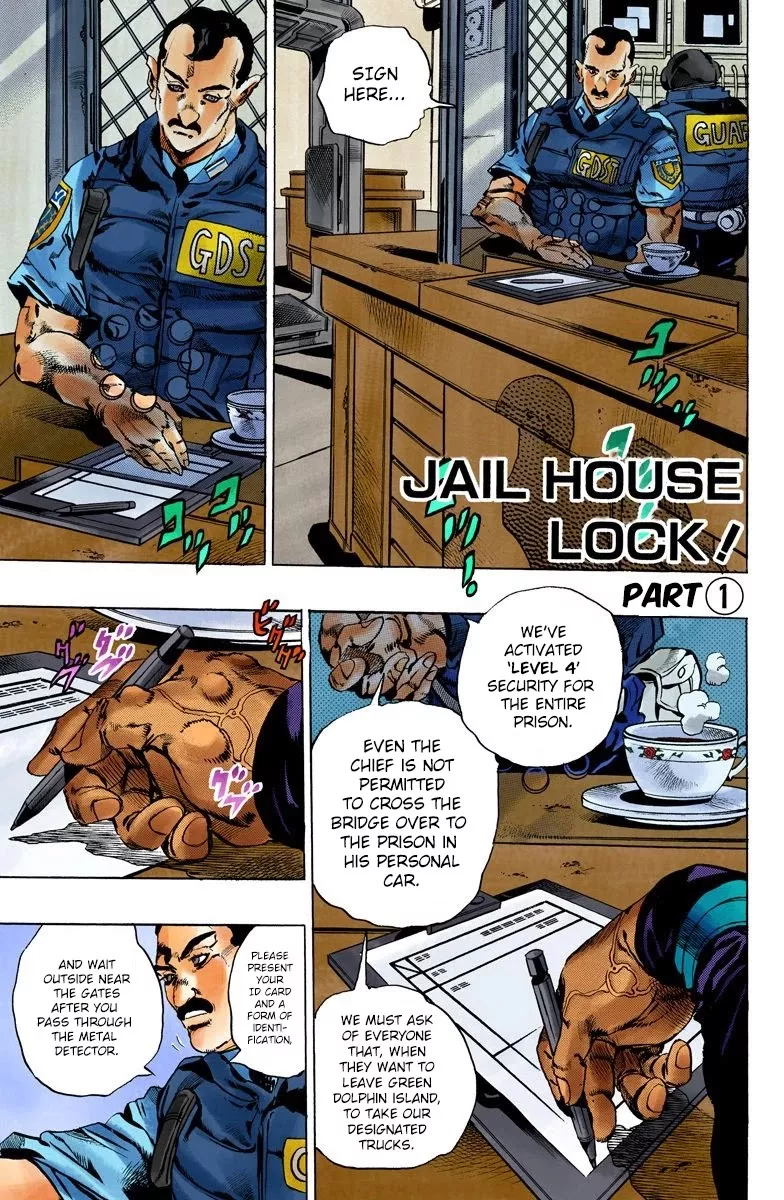 Read JoJo’s Bizarre Adventure Part 6: Stone Ocean Chapter 96 - Jail House Lock! Part 1 Online