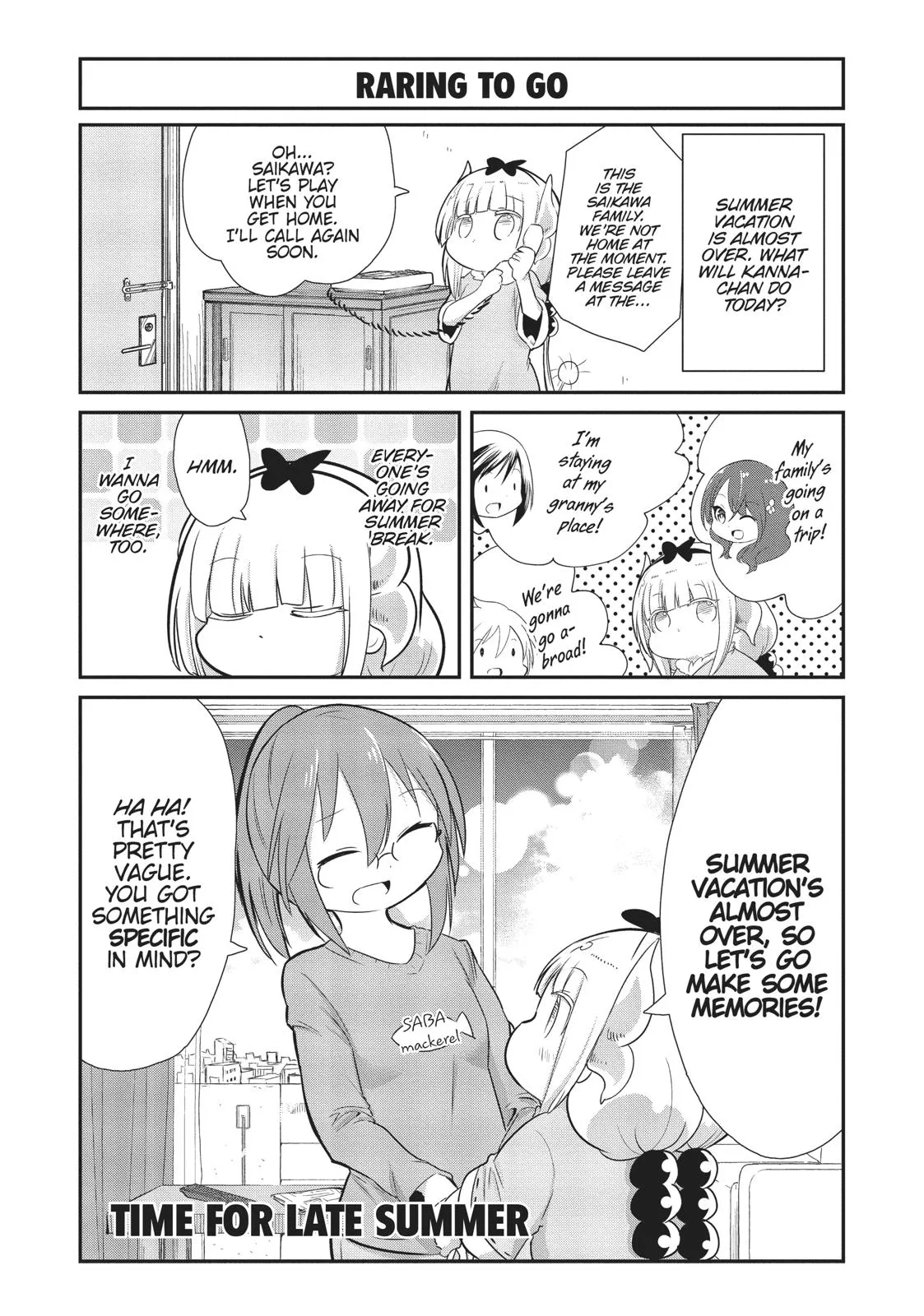 Read Kobayashi-san Chi no Maid Dragon: Kanna no Nichijou Chapter 70 Online