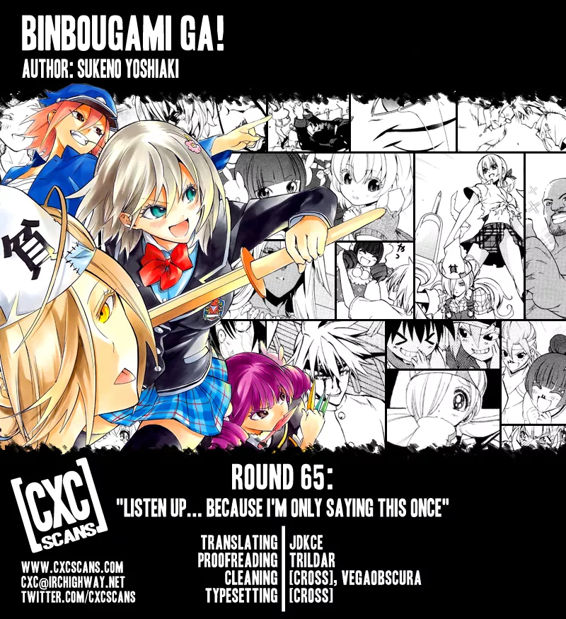 Read Binbougami ga! Chapter 65 - Listen Up... because I'm only saying this once... Online