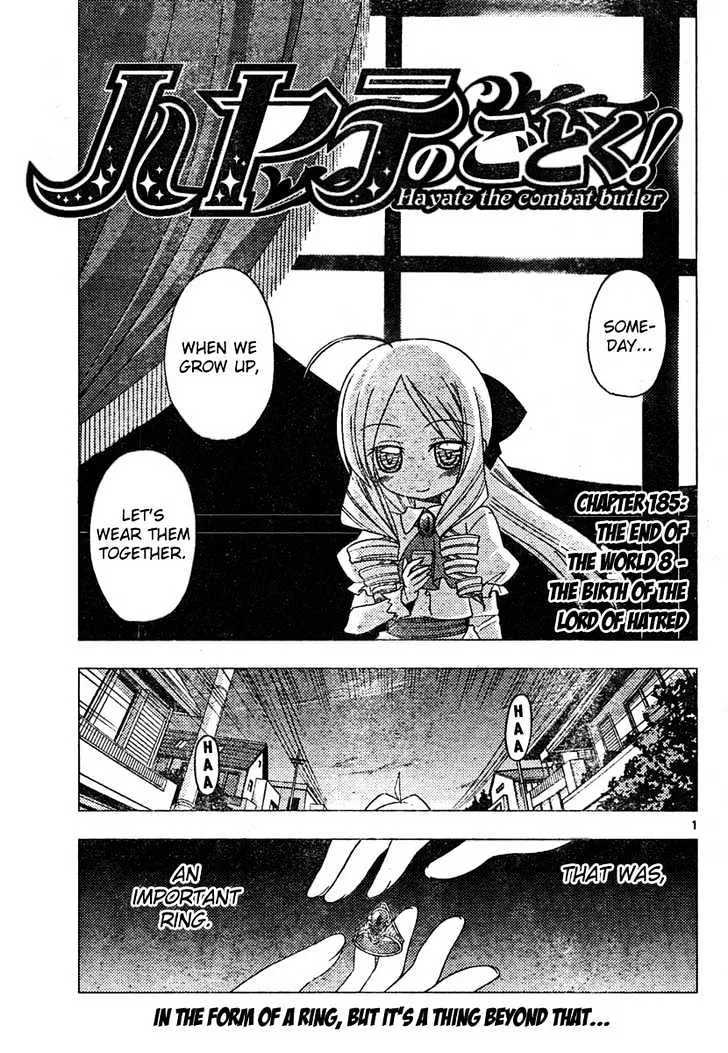 Read Hayate no Gotoku! Chapter 185 - The End of the World (8): The Birth of the Lord of Hatred Online