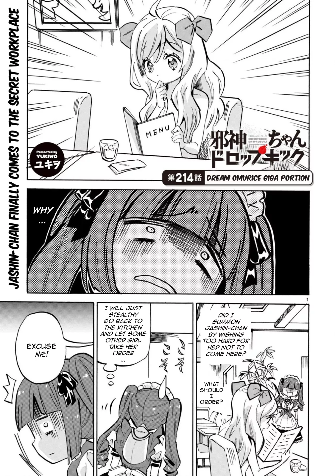Read Jashin-chan Dropkick Chapter 219 - Dream Omurice Giga Portion Online