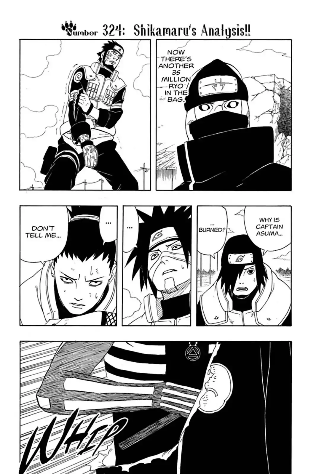 Read Naruto Chapter 324 - Shikamaru's Analysis!! Online