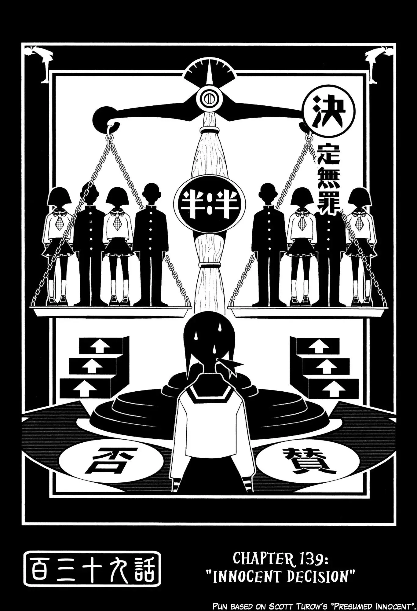 Read Sayonara Zetsubou Sensei Chapter 139 - Innocent Decision Online