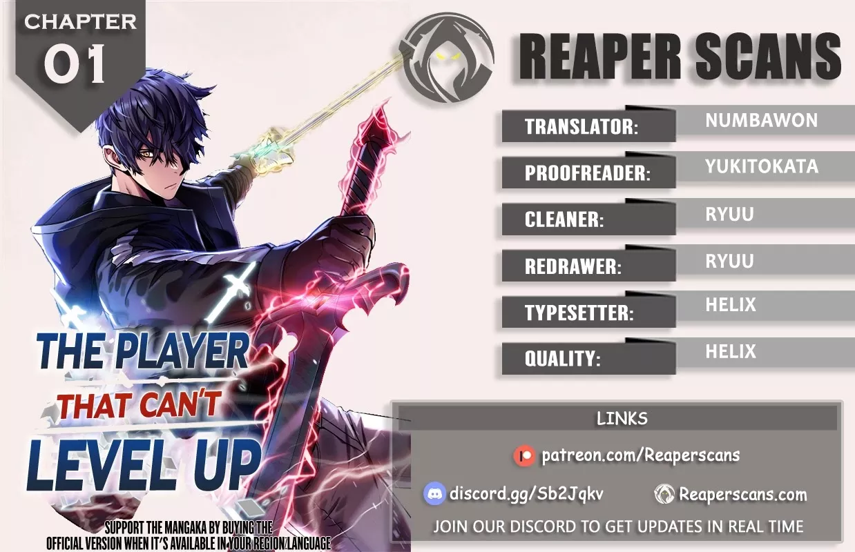 Read The Player That Can’t Level Up Chapter 1 Online