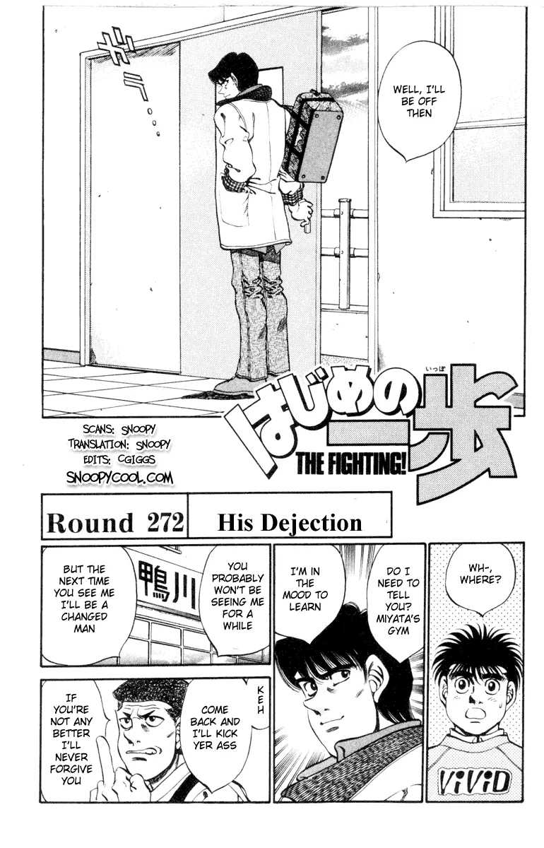 Read Hajime no Ippo Chapter 272 - His Dejection Online