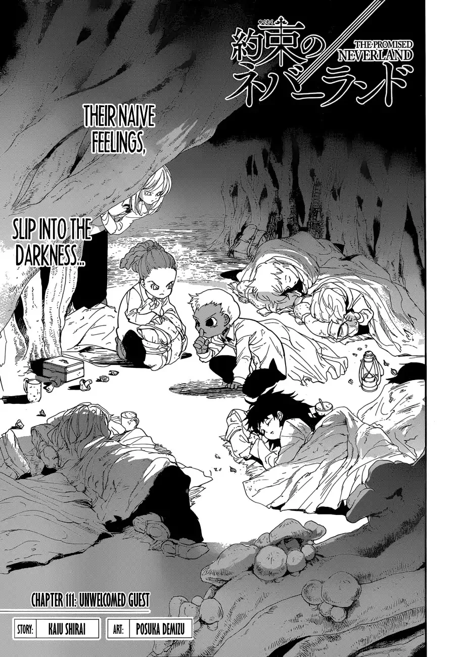 Read Yakusoku no Neverland Chapter 111 - Unwelcomed Guest Online