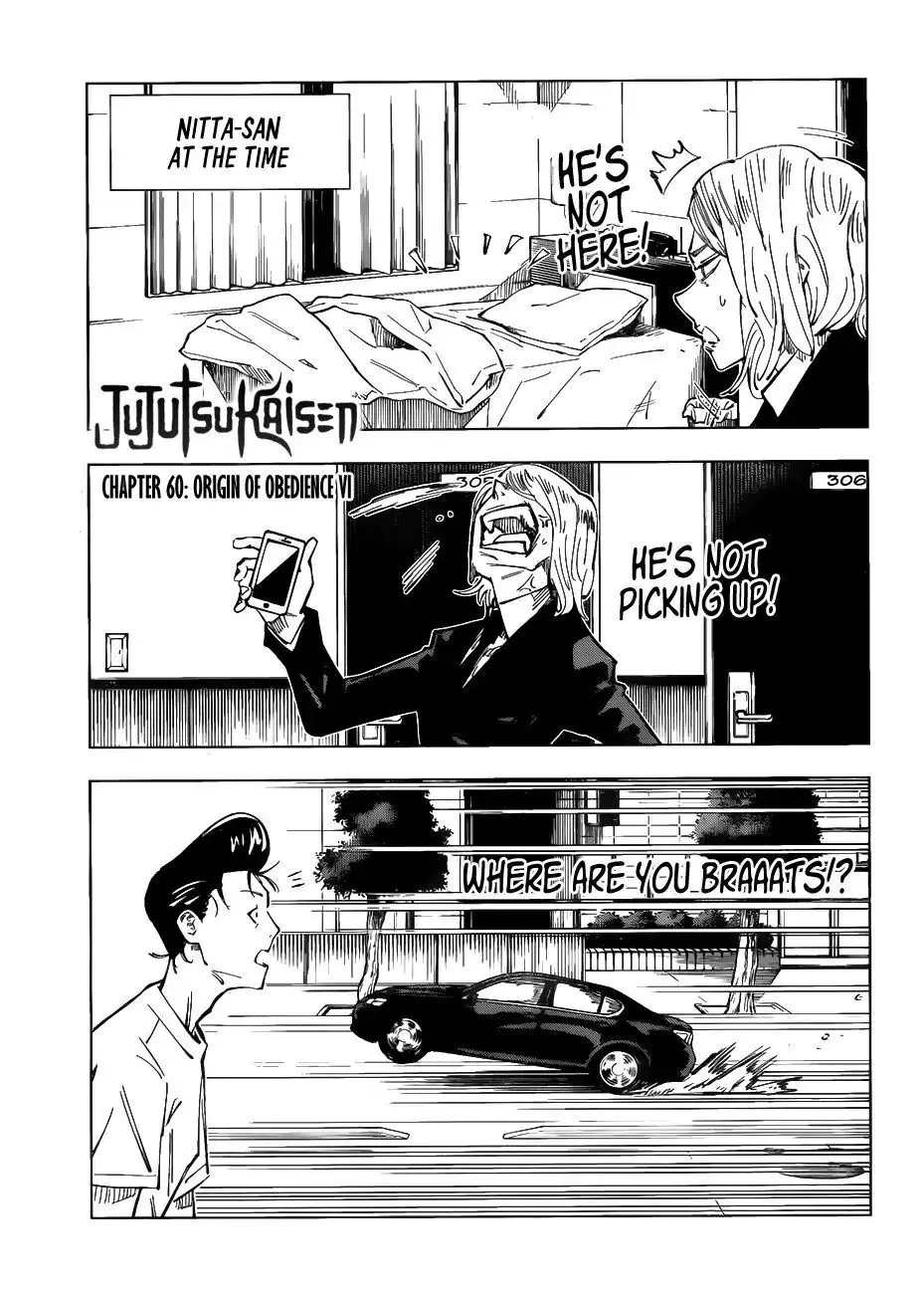 Read Jujutsu Kaisen Chapter 60 - Origin Of Obedience Vi Online