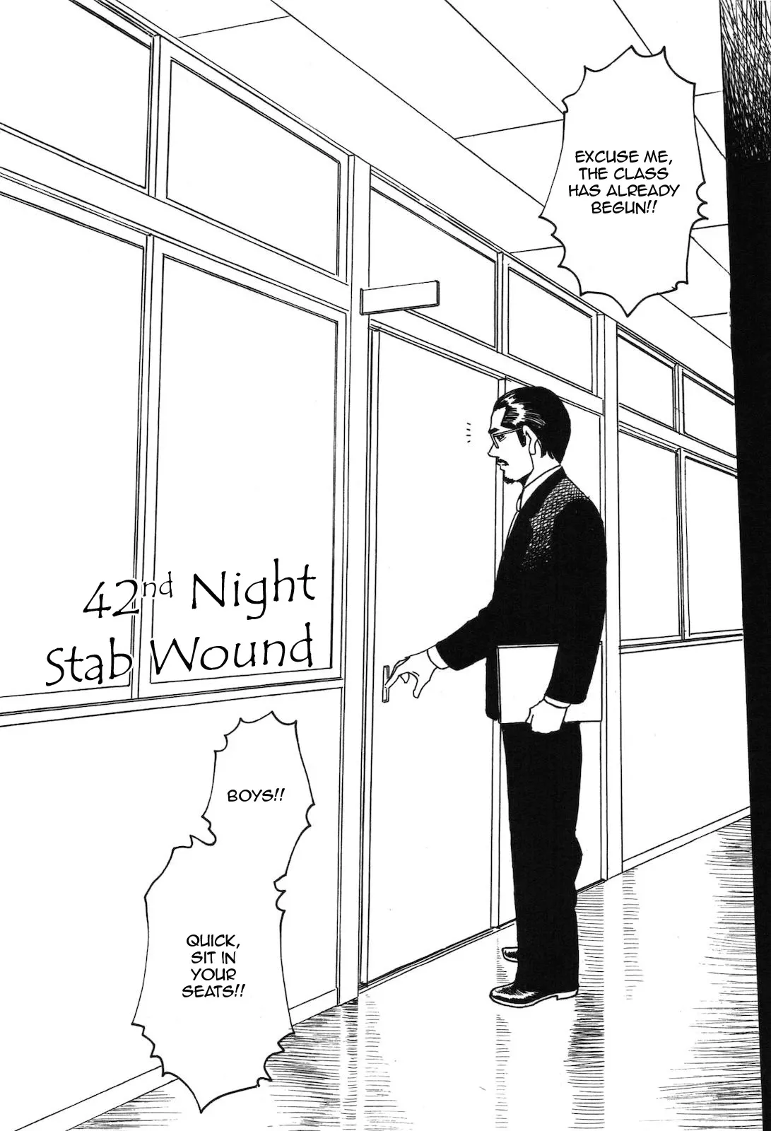 Read Yomawari Sensei Chapter 42 - Stab Wound Online