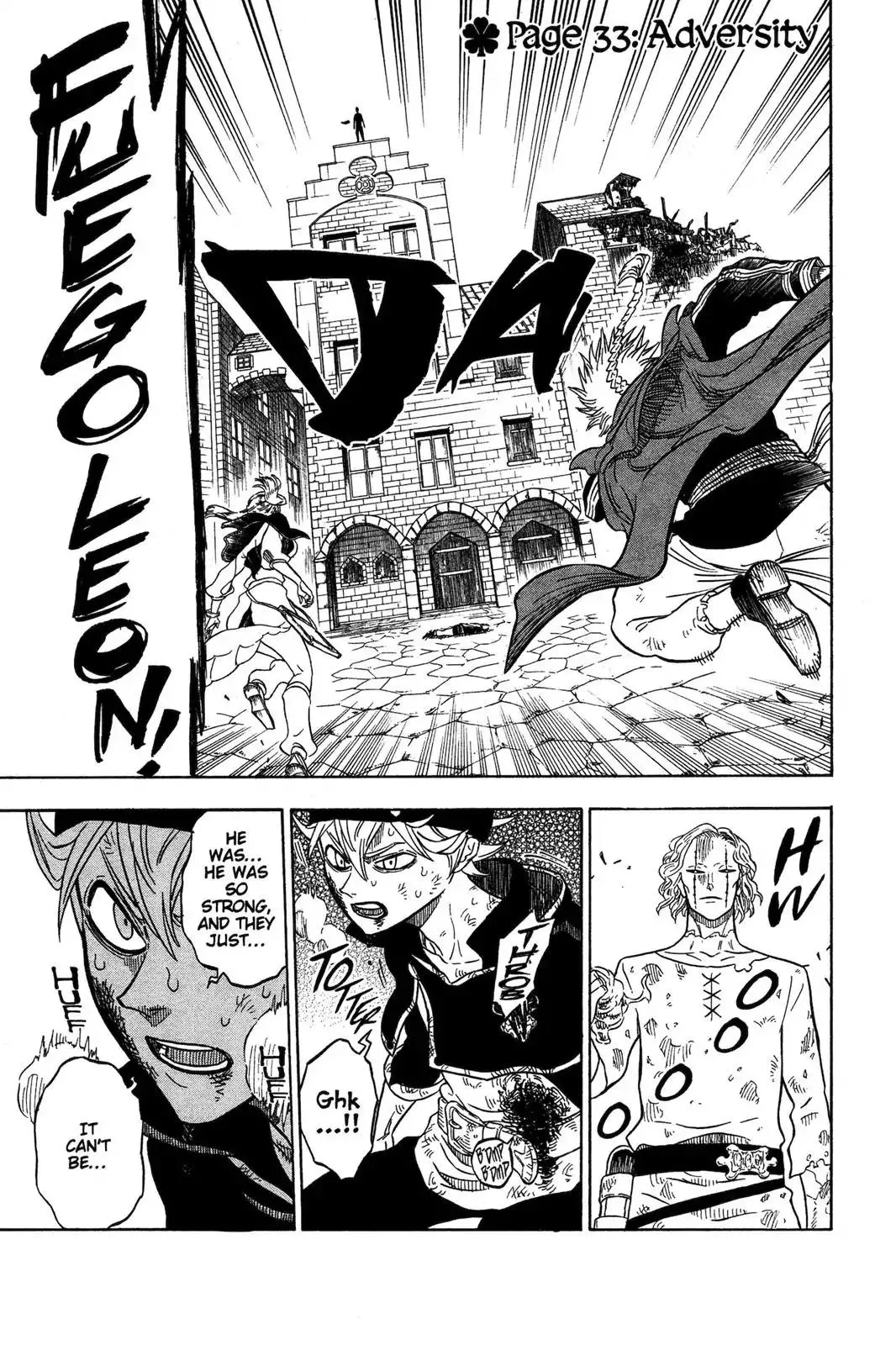 Read Black Clover Chapter 33 - Vol.4 Page 33: Adversity Online