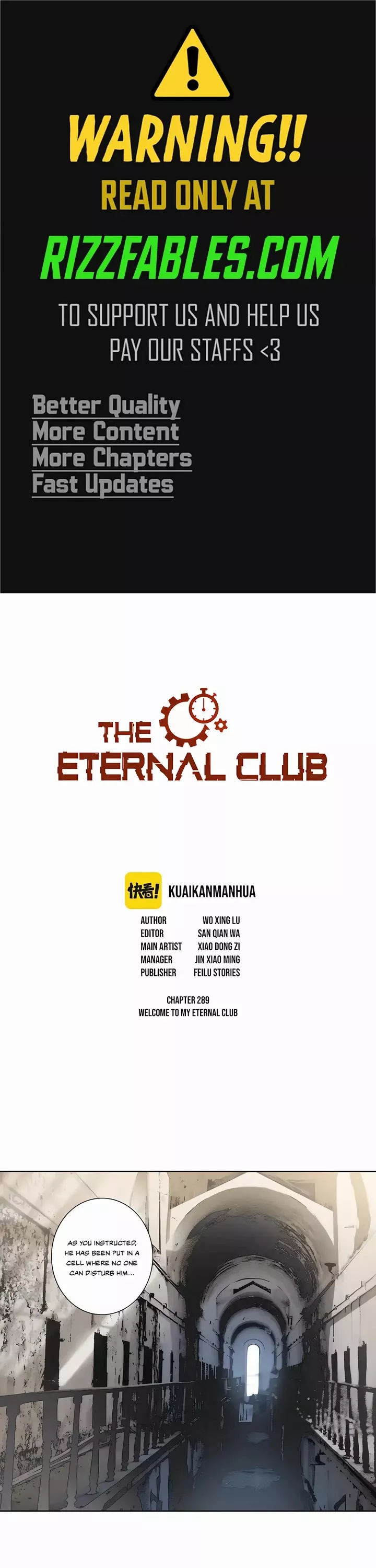 Read Eternal Club Chapter 289 Online