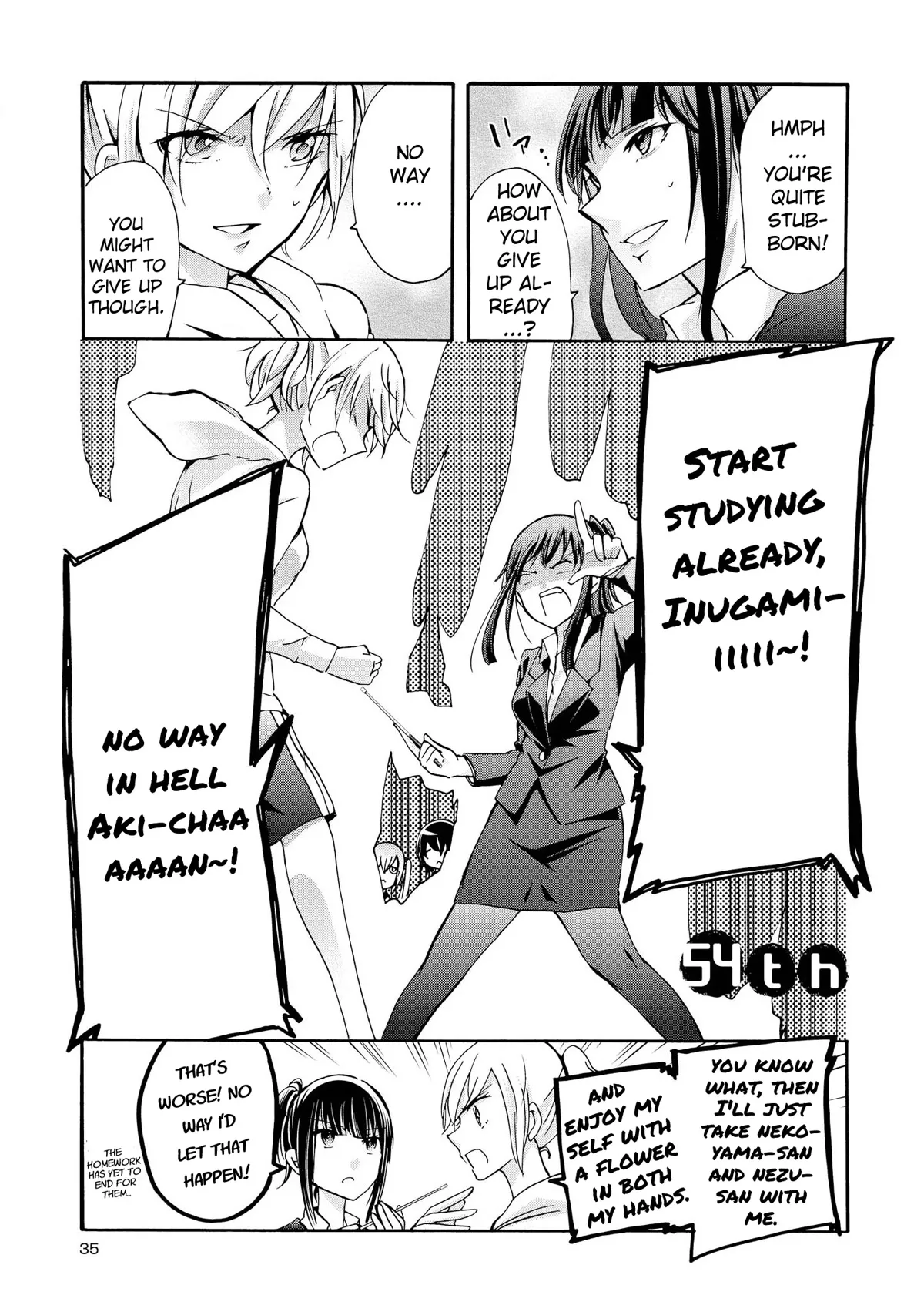 Read Inugami-san to Nekoyama-san Chapter 54 Online
