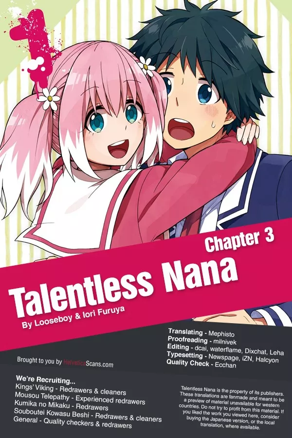 Read Talentless Nana Chapter 3 - Talented vs Talentless Part 1 Online