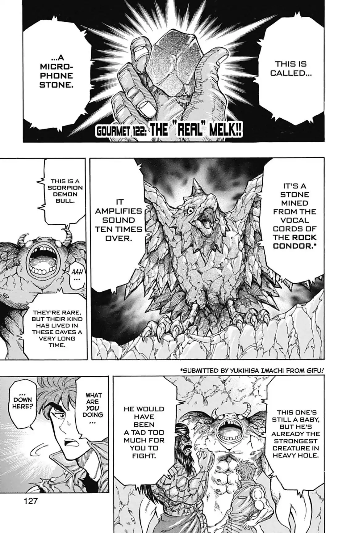 Read Toriko Chapter 122 - Vol.14 Gourmet 122: The "Real" Melk!! Online