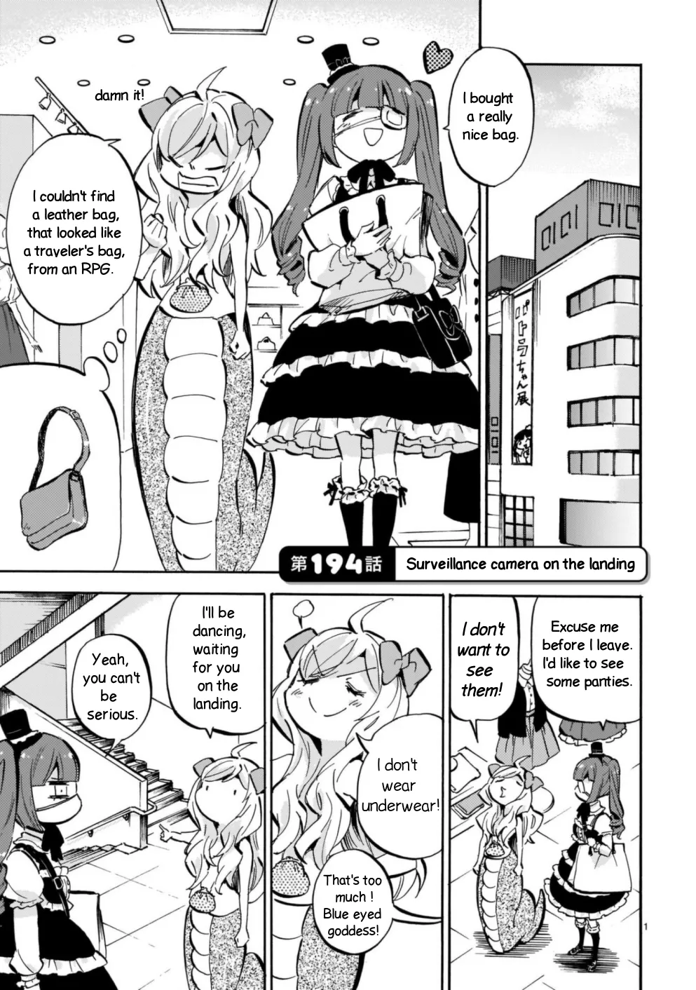 Read Jashin-chan Dropkick Chapter 194 - Surveillance camera on the landing Online