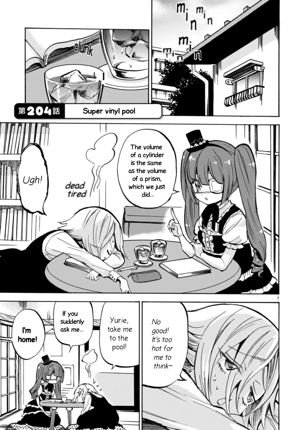 Read Jashin-chan Dropkick Chapter 204 - Super vinyl pool Online