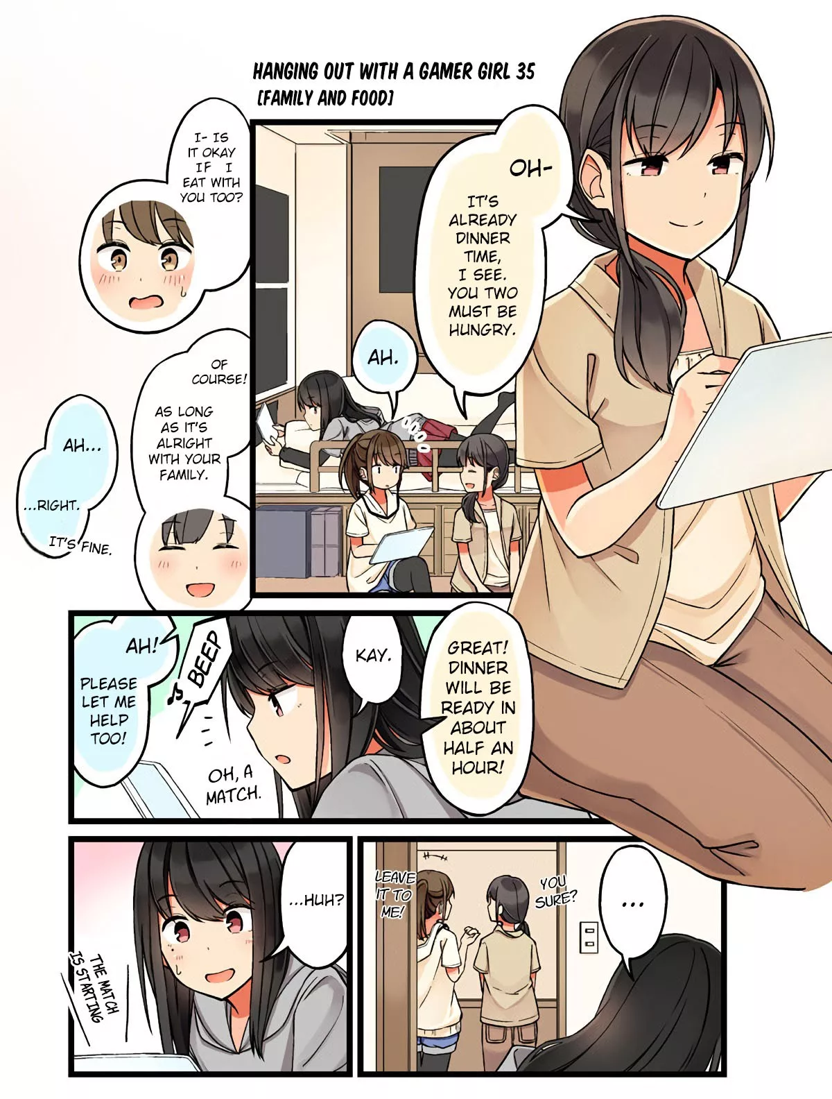 Read Hanging Out With a Gamer Girl Chapter 35 - Family and Food Online