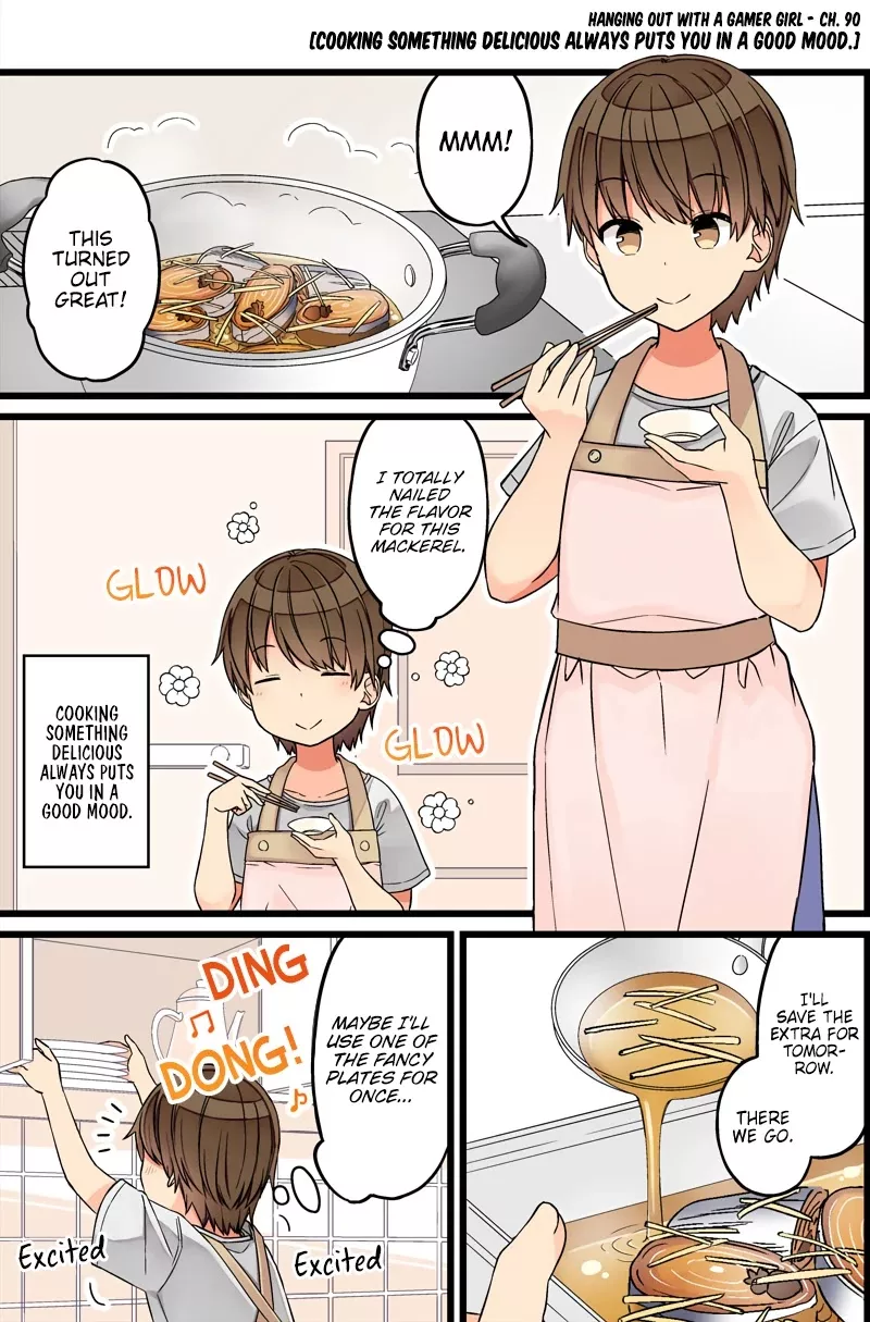 Read Hanging Out With a Gamer Girl Chapter 90 - Cooking Something Delicious Always Puts You In A Good Mood Online