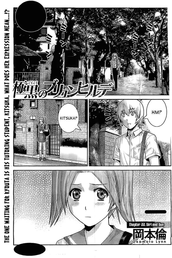Read Gokukoku no Brynhildr Chapter 33 - Girl and Gun Online