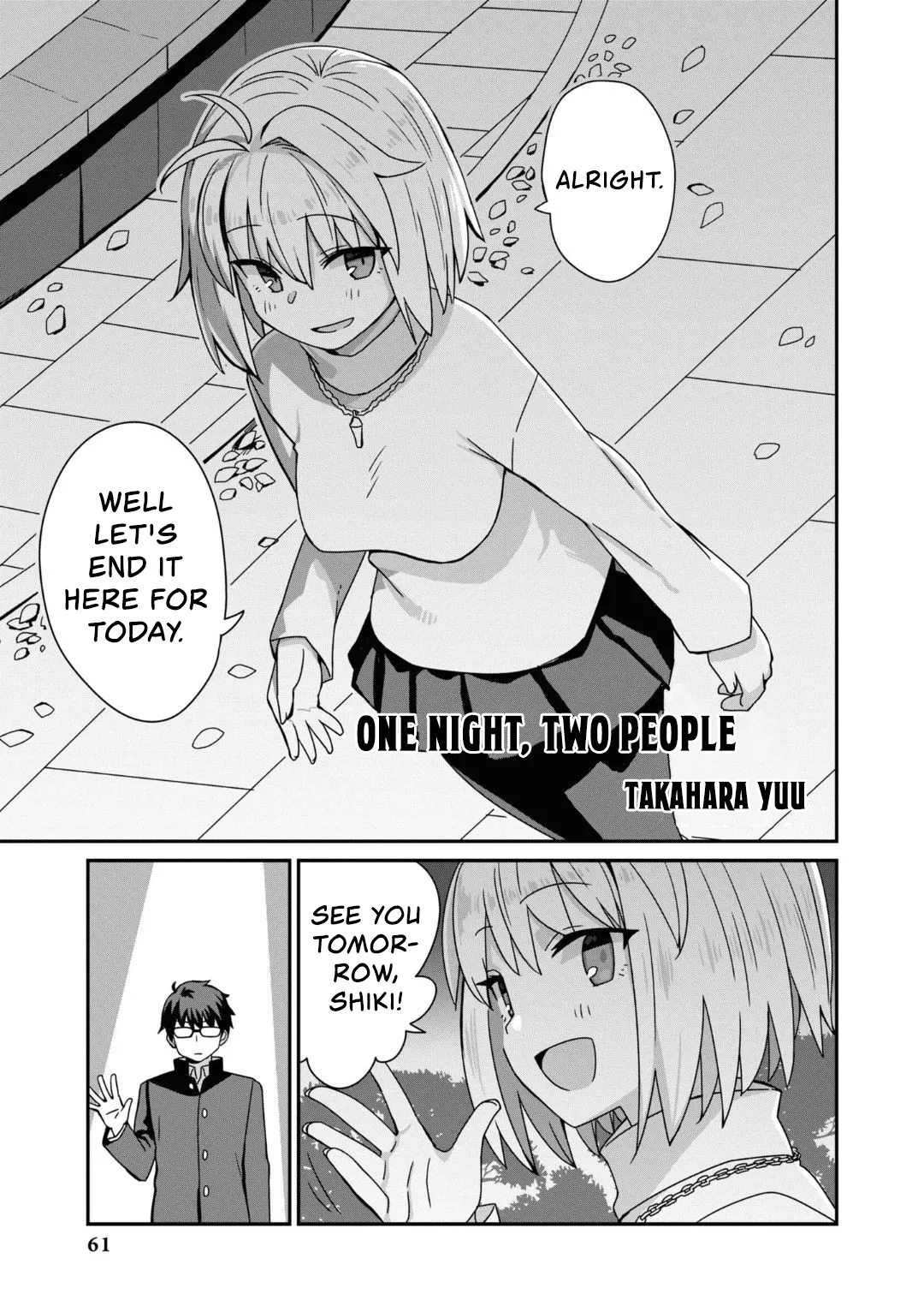 Read Tsukihime -A piece of blue glass moon- Comic Anthology Chapter 6 - One night, Two people (Takahara Yuu) Online