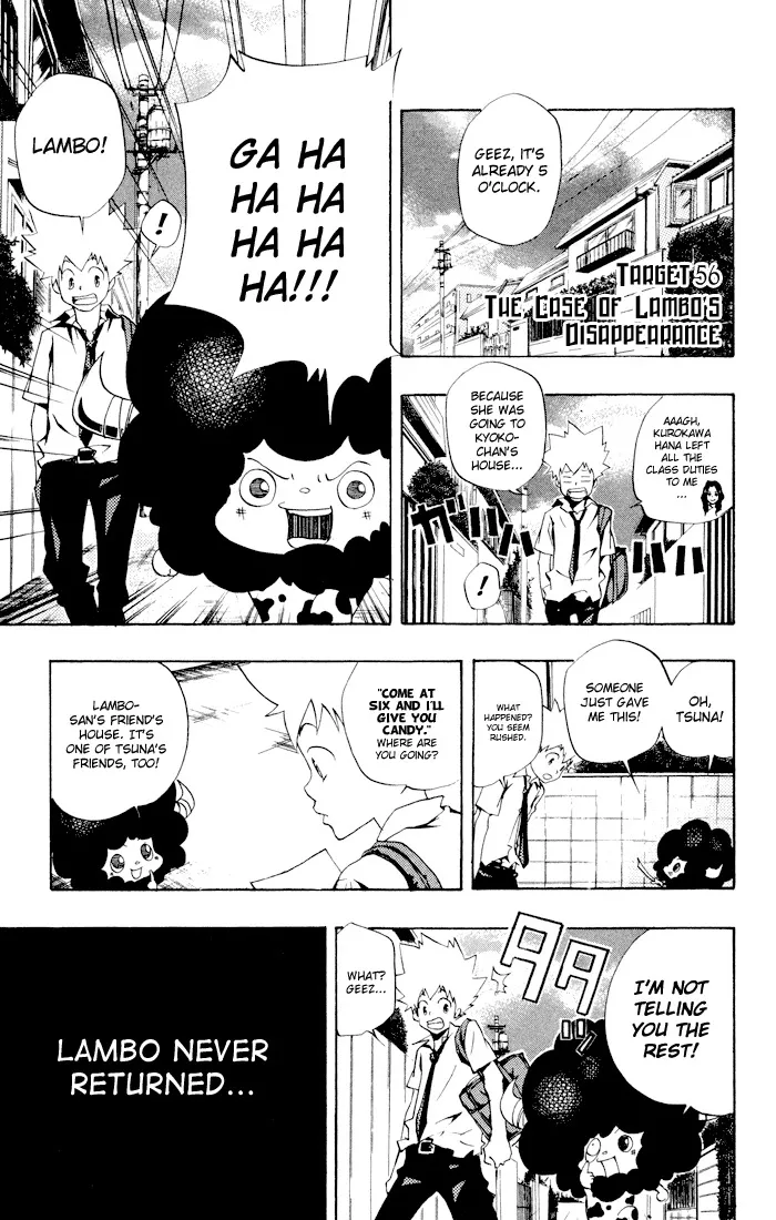 Read Katekyou Hitman Reborn! Chapter 56 - The Case of Lambo's Disappearance Online