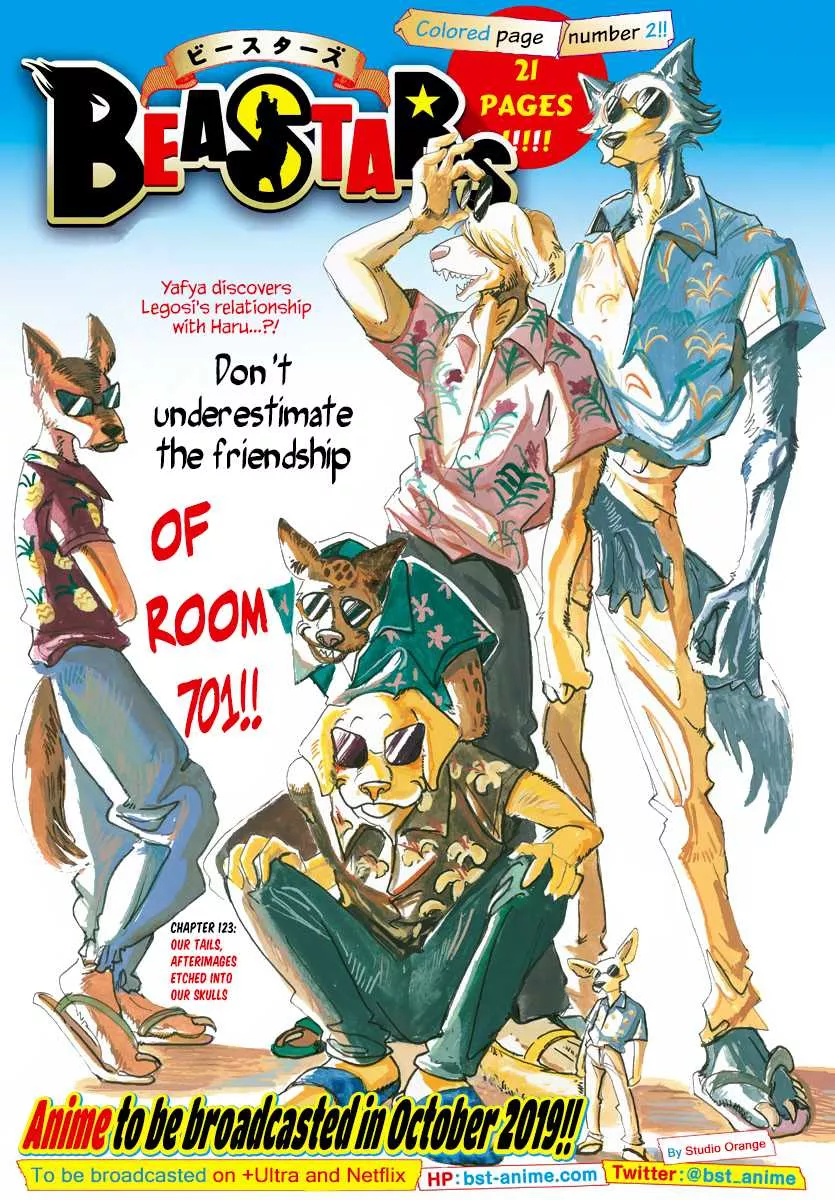 Read Beastars Chapter 123 - Our Tails, Afterimages Etched into Our Skulls Online