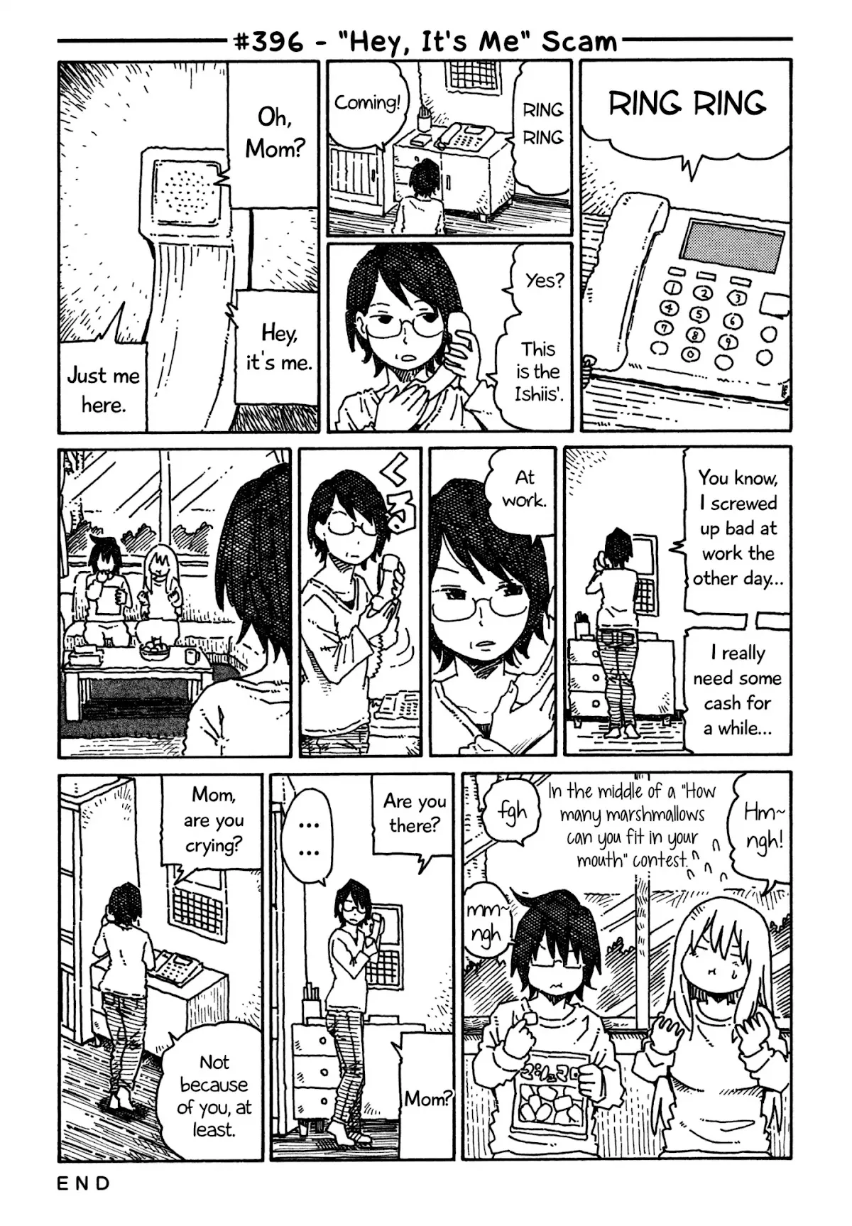 Read Hatarakanai Futari (The Jobless Siblings) Chapter 396 - "Hey, It's Me" Scam Online