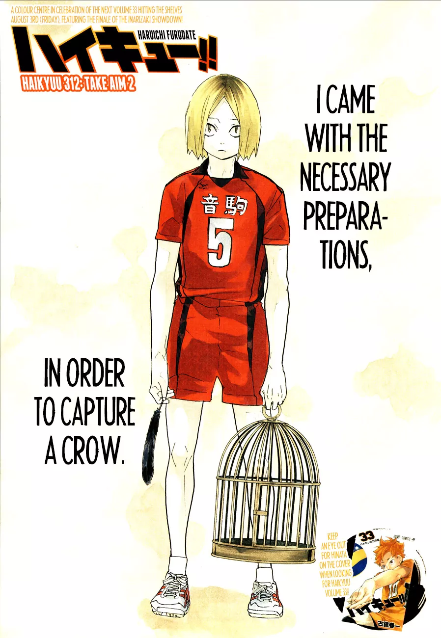 Read Haikyu!! Chapter 312 Online