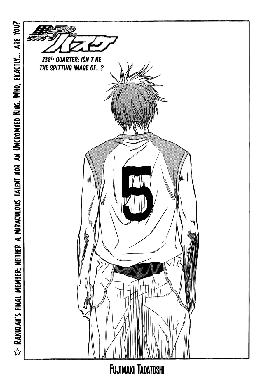 Read Kuroko no Basket Chapter 238 - Isn't He The Spitting Image Of...? Online