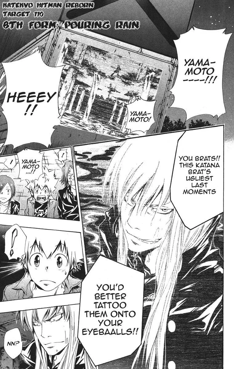 Read Katekyou Hitman Reborn! Chapter 110 - 8th Form Pouring Rain Online