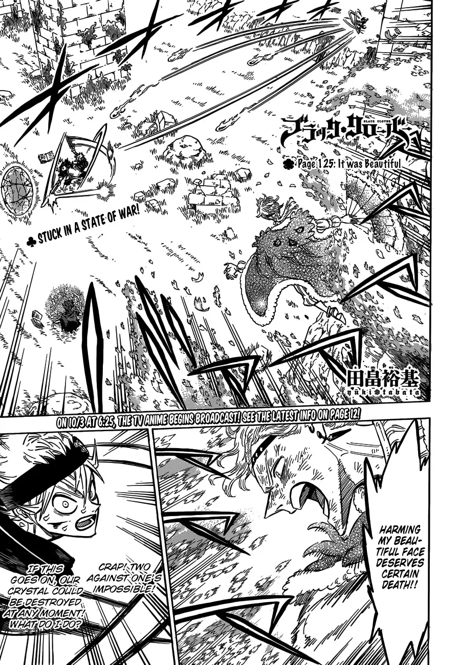 Read Black Clover Chapter 125 - It Was Beautiful Online